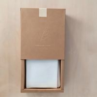 Feuilles de lessive personnalisées OEM en boîte de papier kraft, 40 feuilles, parfum naturel