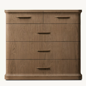 Meuble de chambre à coucher de <span class=keywords><strong>style</strong></span> nouveau et luxueux, en bois massif de chêne, <span class=keywords><strong>commode</strong></span> à 5 tiroirs - Product Image 5