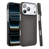 Coque pour iPhone, nouvelle arrivée, texture en fibre de carbone ultra-lisse, revêtement en caoutchouc, étui pour téléphone portable pour 17 18 16 15 Pro Max
