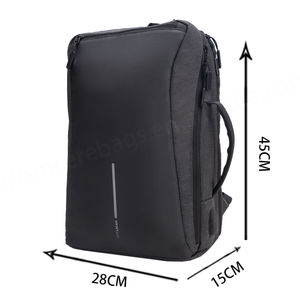 Mochila de lujo para ordenador portátil para la Escuela Universitaria para hombres, nailon impermeable con forro de poliéster y cierre de cremallera - Product Image 6