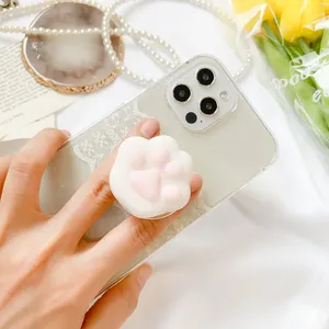 <span class=keywords><strong>Support</strong></span> de téléphone en anneau pliable rond <span class=keywords><strong>à</strong></span> pincement doux pour IPhone Samsung <span class=keywords><strong>Support</strong></span> de prise de courant <span class=keywords><strong>poche</strong></span> <span class=keywords><strong>support</strong></span> paresseux - Product Image 5