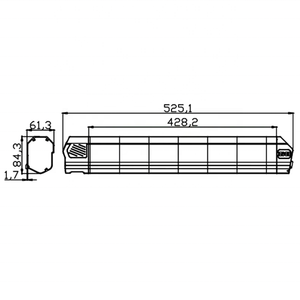 Sunlight 2 36V 13Ah 15Ah 17.5Ah 다운튜브 전기 자전거 E바이크 리튬 배터리 - Product Image 4