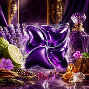Lessives en dosettes parfumées haut de gamme 20g à faible MOQ avec design multi-chambres violet pour les ventes en ligne et en supermarchés - Product Image 1