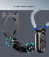 Support en silicone d'accessoires de téléphone portable d'approvisionnement d'usine pour le support magnétique de cou de Smartphone