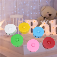 Módulo de Sonido Recargable USB Pequeño, Caja de Voz con Grabación Personalizada, Mini Grabadora Programable de Plástico ABS para Peluches