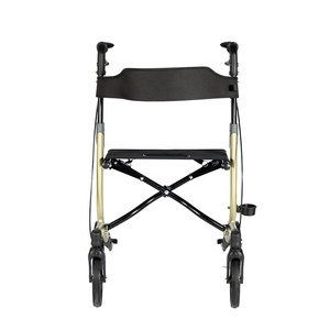 Andador Plegable de Aluminio de Lujo con Asiento Acolchado para Personas con Discapacidad - Product Image 4