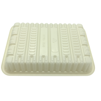 Bandeja de Comida Desechable CPLA, Ecológica, Rectangular, para Llevar, Platos Biodegradables para Frutas, Pescado y Carne