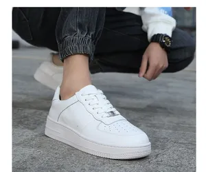 New Product Custom Breathable Waterproof White Leather Rubber Sneakers Work Safety Shoes For Restaurant