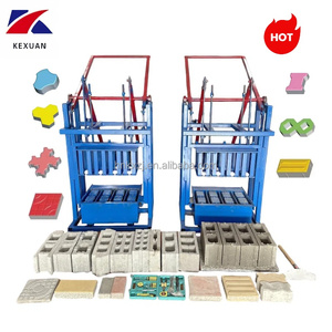 Machine manuelle de fabrication de briques en ciment, adaptée aux zones sans équipement électrique de fabrication de briques - Product Image 1