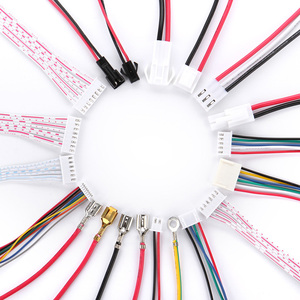 Jst electrónico personalizado Te Molex 0,8 1,0 1,25 1,5 <span class=keywords><strong>2</strong></span>,0 <span class=keywords><strong>2</strong></span>,54mm paso 1/<span class=keywords><strong>2</strong></span>/3/4/5/6/7/8/40pin Cables de puente Terminal arnés de cables - Product Image 1