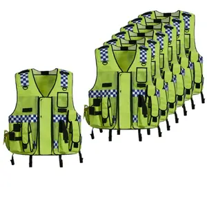 Customized Hi Vis MESH Vest Safety LED Reflective Security Vest Yellow Reflective Vest