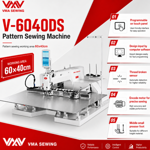 VMA Wholesale <b>Automatic</b> Electronic <b>Sewing</b> <b>Machine</b> with 60x40cm Pattern <b>Sewing</b> <b>Machine</b> for Thin and Heavy Duty Materials - Product Image 2