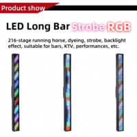 Lumière stroboscopique LED de haute qualité à 216 segments, barre lumineuse stroboscopique LED, lumière stroboscopique LED