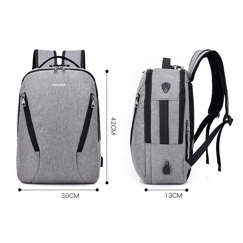 Imperméable à l'eau Voyage Ordinateur Portable Sac À Dos Anti-Vol Durable Ordinateurs Portables Sac À Dos avec Port De Chargement USB