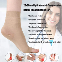 Attelle de compression pour cheville, manchon de soutien pour fasciite plantaire, soulagement de la douleur au talon, protection et récupération athlétique de la cheville, vente en gros