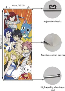 40x100cm niedlichen Anime Scroll Poster hängen Leinwand Cartoon Poster Banner Großhandel