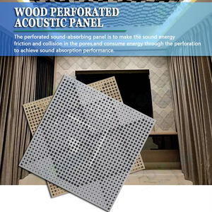 OUYUANマルチファンシオナルホールAuditorium会議室穴あきウッドアコースティックパネル - Product Image 2