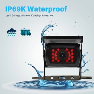 Cámara de Reversa de Alta Resistencia de 4 Pines con Carcasa Metálica, <span class=keywords><strong>18</strong></span> LED IR, Visión Nocturna, Impermeable, Sensor AHD 1080P para MDVR de Camión - Product Image 3