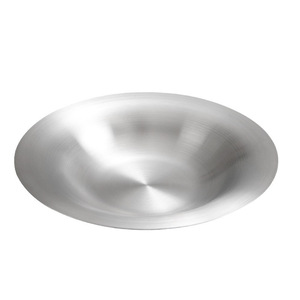 Stainless Steel Deep Plate 27-27.9cm Thickened Durable For Household Use - Product Image 2