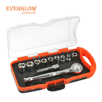 EVERGLOW Juego de Herramientas de Precisión de Alto Rendimiento, 30 Piezas, Material CRV, Destornillador de Trinquete con Mango en T, Puntas CRV Resistentes