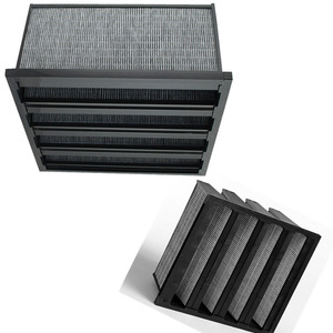 Fabrication d'usine en chine, <span class=keywords><strong>filtre</strong></span> en <span class=keywords><strong>charbon</strong></span> <span class=keywords><strong>actif</strong></span> et V, cadre ABS, à faible résistance, g, H11/H12/H13, fabrication d'usine en chine - Product Image 1