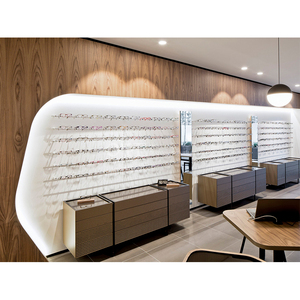 Bán lẻ kính tủ quang Cửa hàng đồ nội thất Kính mát hiển thị đứng treo tường kính hiển thị Showcase - Product Image 2