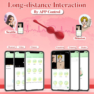 Aplicación inalámbrica Vagina Balls Vibrador para mujeres Apretar Vagina Entrenador muscular Kegel Ball Egg Juguetes sexuales íntimos para Adultos 18 Pareja - Product Image 4