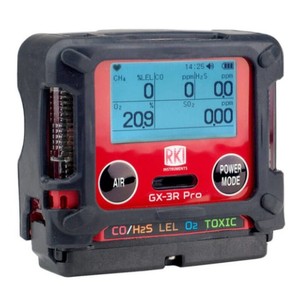 Detector de Gas Portátil Riken Keiki GX-3R Pro 5 en 1, Monitor de H2S, CO, O2, LEL, CO2, ATEX IP66/68, Riken Keiki GX-3R Pro, Riken Keiki - Product Image 5