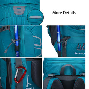 Sac à dos de randonnée personnalisé de grande capacité 60l, sac de sport de plein air, sac de voyage, sac de randonnée en montagne, sac à dos de randonnée - Product Image 5