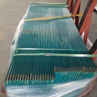 Verre trempé transparent ultra-clair de 10 mm, 12 mm, 15 mm pour façades extérieures et murs-rideaux de bâtiments