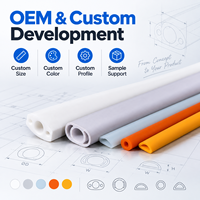 Tuyau en silicone coloré sur mesure OEM, à paroi épaisse, flexible et creux, pour la protection des équipements industriels, des appareils et des composants