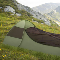 Tente de camping gonflable anti-moustiques à bas prix, quatre saisons, imperméable, résistante aux UV, en tissu Oxford, lit de camping portable