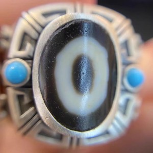 <span class=keywords><strong>Anillo</strong></span> de Cuentas Tibetanas de Estilo Tradicional Antiguo con Buena Apariencia y Recubrimiento de Pulpa Exquisito, Hidratante y Abierto - Product Image 4