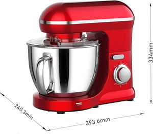 Batidora amasadora de acero inoxidable para panadería y cocina, procesador de masa y mezclador de alimentos con tazón para harina de pastel, venta al por mayor - Product Image 6