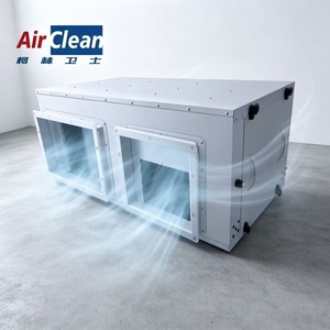 Système <span class=keywords><strong>de</strong></span> ventilation équilibrée bidirectionnelle à <span class=keywords><strong>double</strong></span> <span class=keywords><strong>flux</strong></span> ERV HRV intelligent pour usage commercial et industriel, unité d'air frais - Product Image 1