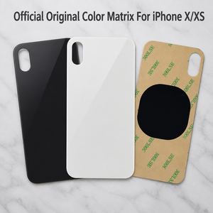 ชิ้นส่วนกระจกฝาหลัง iPhone X-Xs-Xsm สำหรับเปลี่ยนเร็ว พร้อมช่องกล้องที่แม่นยำ ฝาครอบแบตเตอรี่แบบมีรูใหญ่ พร้อมกาว - Product Image 1