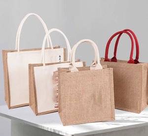 Xinrunjin, bolsas de compras con cordón de publicidad de estilo clásico personalizado, bolsas de algodón promocionales respetuosas con el medio ambiente, bolsas de seda - Product Image 4