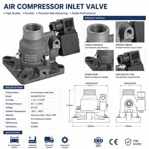 Válvula de Admisión para Compresor de Aire, Sistema de Aire OEM - Product Image 6