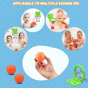 Jouet <span class=keywords><strong>de</strong></span> <span class=keywords><strong>bain</strong></span> <span class=keywords><strong>grenouille</strong></span> pour tout-petits - <span class=keywords><strong>Jeu</strong></span> amusant pour les enfants <span class=keywords><strong>de</strong></span> 1 à 3 ans, cadeau pour les garçons et les filles (6 mois et plus, en plastique) - Product Image 3