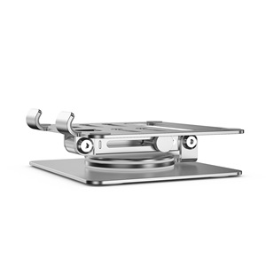 Braket penopang ponsel dan komputer lipat, paduan aluminium berputar untuk desktop iPad grosir - Product Image 3