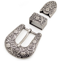 Boucle de ceinture occidentale Cloxy de 25 mm pour l'artisanat du cuir, ensemble de boucles de ceinture en métal, 3 pièces, boucle de ceinture pour femmes de 25 mm