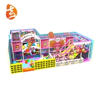 Candy Series Lembut Bermain Nakal Castle Anak-anak Komersial Peralatan Bermain Indoor Harga