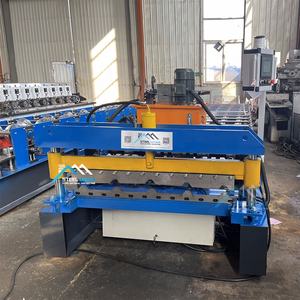 Petit pain trapézoïdal galvanisé de haute qualité de la Dominique TR5 formant la machine - Product Image 3