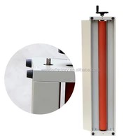 Machine à laminer à froid manuelle WD LBS1300, largeur d'alimentation 1280 mm, épaisseur 15 mm, 2 rouleaux pour formats de papier A3/A4/A5/A6