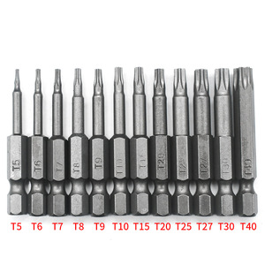 Embouts de tournevis Torx à tige hexagonale en acier pour visseuse à chocs 50mm 75mm 100mm 150mm avec aimants - Product Image 2