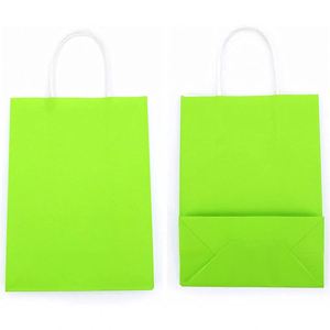 High Quality Kraft Paper <b>Small</b> <b>Gift</b> Bags with Handles Party Shopping Bulk Recyclable Multi-purpose High Quality Kraft Paper Bag - Product Image 3