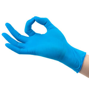 Guante de nitrilo puro sin polvo negro Bule blanco rosa cocina tatuaje impermeable jardinería guante de nitrilo resistente a los químicos - Product Image 3