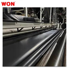 Çin üretici gölet Liner GM13 2mm su geçirmez beyaz HDPE geomembran depolama için kazandı