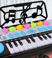 Multi Functional Fun 24 Key Children's Multifunctional Electronic Keyboard Toy Beginners Intelligent Early Education Piano