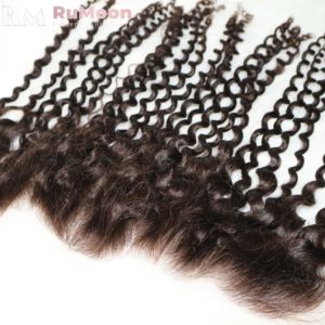 Extensiones de Cabello con Frente de Encaje 13x4, Color Natural, 100% Cabello Humano Rizado Jerry, <span class=keywords><strong>Ofertas</strong></span> del <span class=keywords><strong>Black</strong></span> <span class=keywords><strong>Friday</strong></span>, Servicio de Envío Directo - Product Image 3